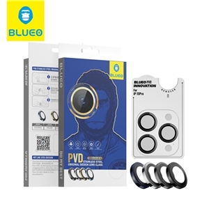 رینگ محافظ لنز آیفون ا BLUEO PVD Stainless Original Steel Frame Lens Protector مناسب برای Apple iPhone 15 Pro
