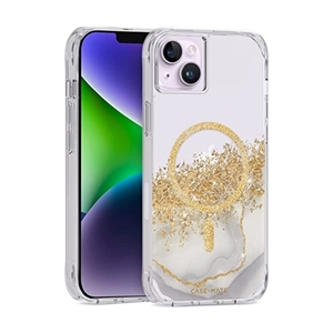 قاب آیفون 14 پلاس برند کیس میت مدل Case-Mate Karate Marble with Magsafe