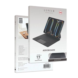 کیس کبیورد دار آیپد لولو Levelo Aeroboard Ipad Pro 11 2024 LVLABKP11BK