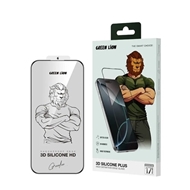 گلس آیفون 17 گرین لاین Green Lion 3D Silicone Plus Iphone 17 GN3DSIL17PCL