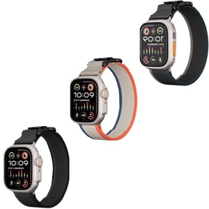 بند اپل واچ 44/49 Levelo Rove Nylon Watch Strap With Metal Buckle