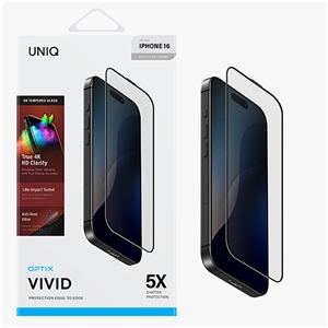محافظ صفحه HD یونیک UNIQ Optix Vivid iPhone 16