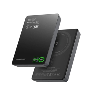 پاوربانک وایرلس چند کاره 10000 پاورولوژی Powerology MagVolt PPBCHA75BK