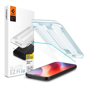 گلس آیفون 16 پرو اسپیگن iPhone 16 Pro Screen Protector Glas.tR EZ Fit HD همراه با ابزار نصب