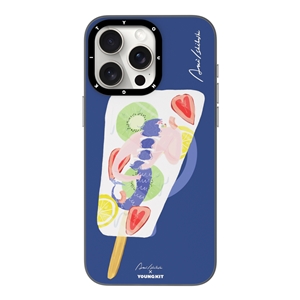 قاب YOUNGKIT یانگکیت Purple Aki Ishibashi Summer Magsafe Series مناسب برای Apple iPhone 15 Pro Max