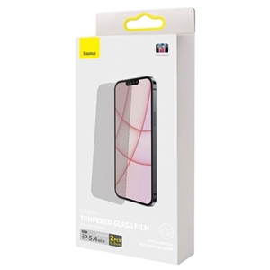 پک 2تایی گلس حریم شخصی تمام صفحه آیفون Apple iPhone 13 Mini Baseus Anti-Spy Glass Film SGBL020602