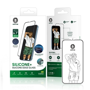محافظ صفحه نمایش دور سیلیکونی گرین Green مناسب برای Apple iPhone 13