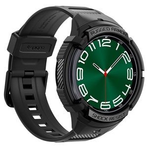 بند و گارد گلکسی واچ 6 کلاسیک سایز 47 برند اسپیگن مدل Rugged Armor Pro
