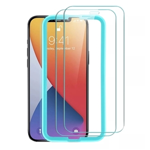 محافظ صفحه نمایش شیشه ای ESR آیفون 12 پرو مکس (بسته دو عددی) ESR Screen Shield Tempered Glass Protector iPhone 12 Pro Max (2 Pack)