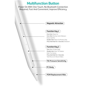 قلم لمسی آیپد کوتسی Coteci Magnetic Pressure Setnsitive Pen 62013