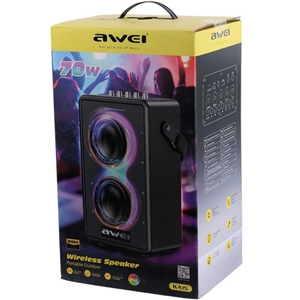 اسپیکر بلوتوث اوی Awei KA15 توان 70 وات رم و فلش خور
