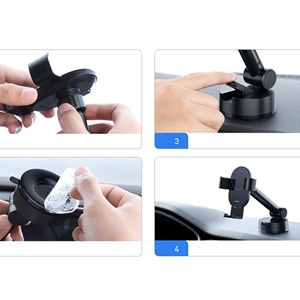 پایه نگهدارنده گوشی موبایل بیسوس مدل Simplism Gravity Car Mount Holder
