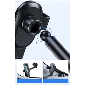 پایه نگهدارنده گوشی موبایل بیسوس مدل Simplism Gravity Car Mount Holder