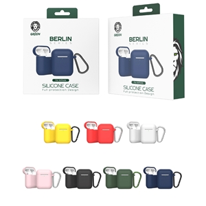 کاور گرین مدل Berlin silicone case مناسب برای کیس اپل Airpod 1/2