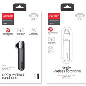 هدست بلوتوث تک گوش جویروم Joyroom JR-B01 Single Side Bluetooth Headset