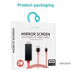 کابل HDMI به لایتنینگ کوتتسی Coteetci 33021 طول 2 متر