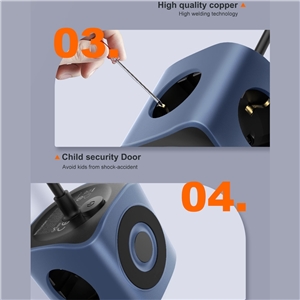 چند راهی برق 6 کاره الدینیو Ldnio Power Socket Cube SE3338