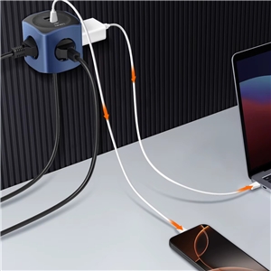 چند راهی برق 6 کاره الدینیو Ldnio Power Socket Cube SE3338