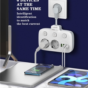چند راهی برق الدینیو Ldnio 2500W Outlets SE2435