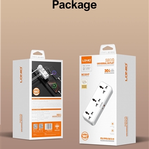 چند راهی برق 3 پورت الدینیو Ldnio Universal Outlet 2500W SC3317