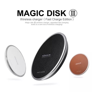 شارژر وایرلس 10 وات نیلکین مدل Magic Disk 3