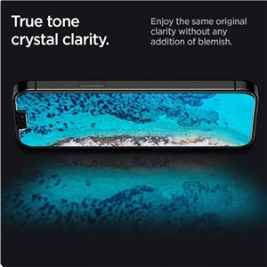 محافظ صفحه نمایش اسپیگن آیفون 13 Spigen Glas.tR SLIM HD Glass iPhone