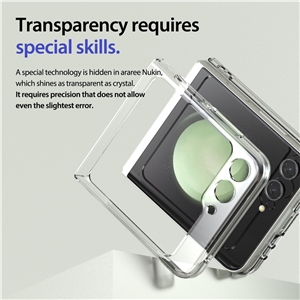 قاب محافظ آراری سامسونگ Samsung Galaxy Z Flip 5 Araree Nukin Clear