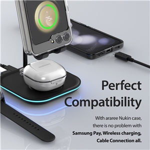 قاب محافظ آراری سامسونگ Samsung Galaxy Z Flip 5 Araree Nukin Clear