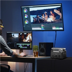 پاورژنراتور قابل حمل 1800 وات با ورودی سولار پنل پاورولوژی مدل PWP1800WBK