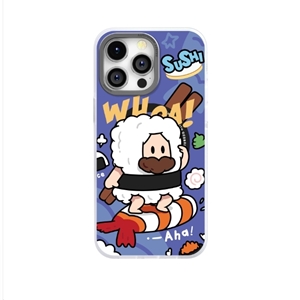 قاب OGBRO اوجی برو Food Partner Series Swett Shrimp Sushi مناسب برای Apple iPhone 16 Pro Max