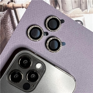محافظ لنز دوربین مجزا نگین دار مناسب برای Apple iPhone 13 Pro