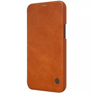 کیف چرمی نیلکین آیفون Apple iPhone 12 mini Nillkin Qin Leather Case