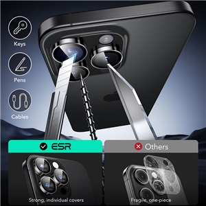 محافظ لنز دوربین ESR مناسب برای iPhone 16 Pro Max