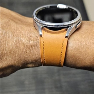 بند ساعت چرمی Hybrid Eco 20mm S/M سامسونگ مدل ET-SHR95