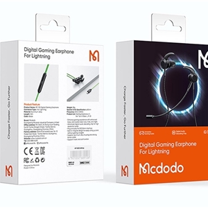 هندزفری سیمی گیمینگ لایتنینگ مک دودو Mcdodo Gaming Lightning Earphone HP-1350