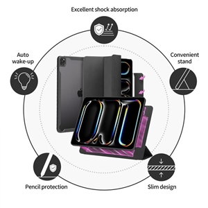 کیف کلاسوری تبلت آراری مدل Hifolio مناسب iPad Pro 13 2024 (M4)