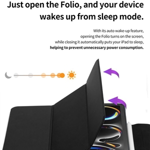 کیف کلاسوری تبلت آراری مدل Hifolio مناسب iPad Pro 13 2024 (M4)