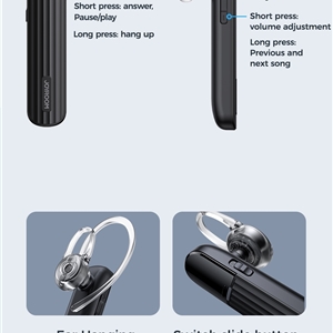 هدست بلوتوث تک گوش جویروم Joyroom JR-B01 Single Side Bluetooth Headset