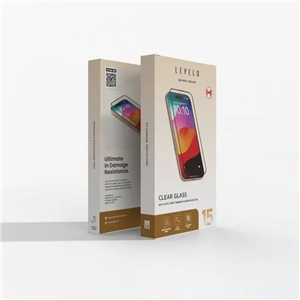 گلس تمام صفحه تمام چسب آیفون لولو Apple iPhone 15 Levelo Clear