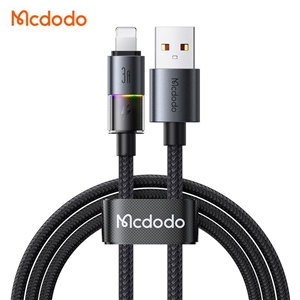 کابل شارژ لایتنینگ 1.2 متر مک دودو Mcdodo Colorful Lights Lightning Cable CA-8170